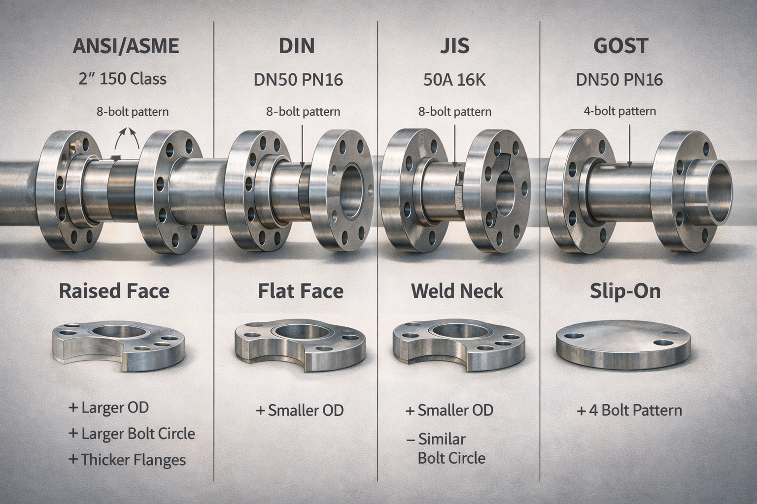 Pipe Flange Standards: Systems, Differences, and Selection